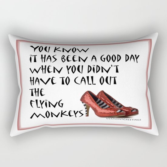 Ruby Slippers Rectangular Pillow