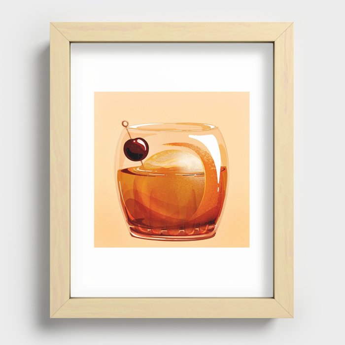 OLD FASHIONED Recessed Framed Print