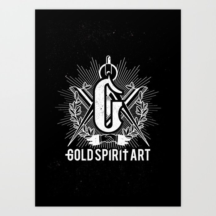 Gold Spirit Art Art Print