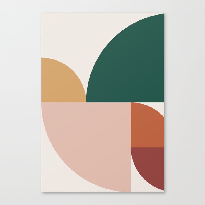 Abstract Geometric 11 Canvas Print