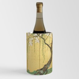Cherry, Maple and Budding Willow Tree Wine Chiller