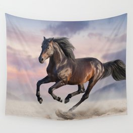 Cute Horse 20 Wall Tapestry
