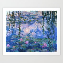 Claude Monet  -  Water Lilies Art Print