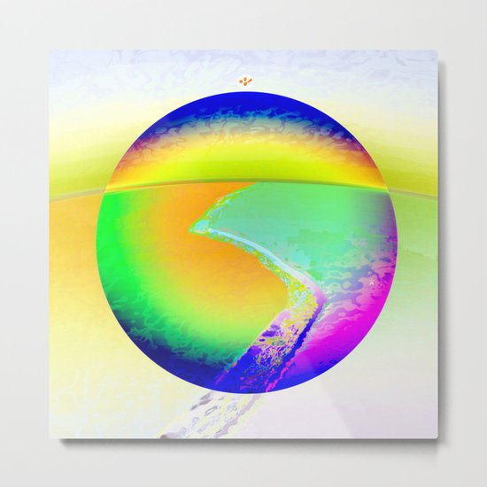 Iceberg A68 - Ultraviolet Metal Print