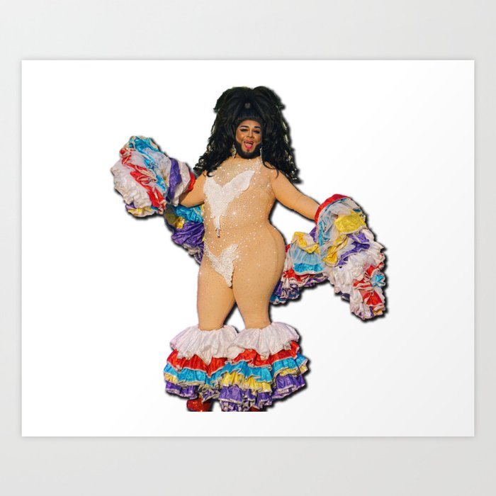 Karla Rumbera Croqueta Art Print