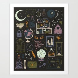 Haunted House Art Prints Society6