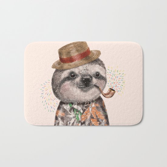 Mr.Sloth Bath Mat
