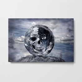 Save our World 9 Metal Print | People, Mixed Media, Sci-Fi, Scary 