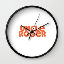 uncle roger Wall Clock