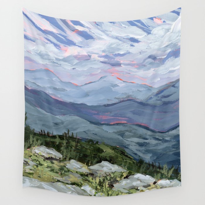 Society6 mountain tapestry sales