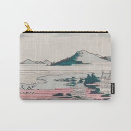 Okazaki Station - Katsushika Hokusai Japanese Woodblock art Carry-All Pouch