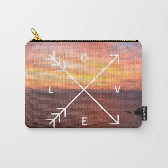 Sunset Love Valentine's Day (Valentine Gift) Carry-All Pouch