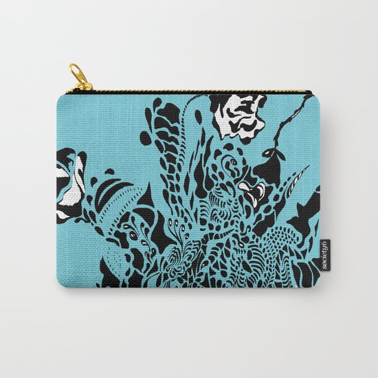 Floral Burst Carry-All Pouch