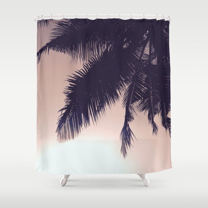 Palm Sunrise Shower Curtain