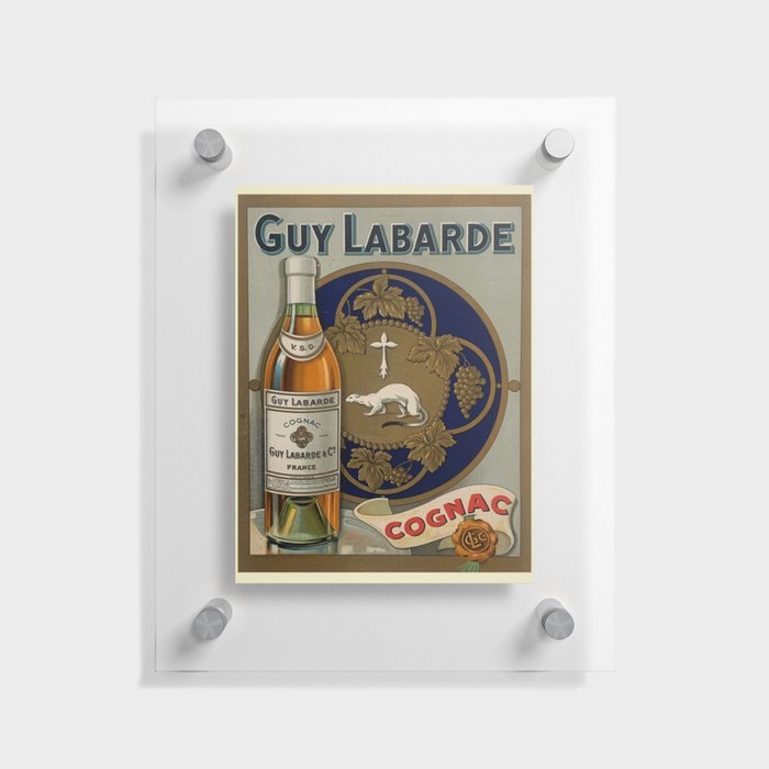 1920 Guy Labarde Cognac Alcoholic Beverage Aperitif Vintage Advertisement Poster / Posters  Floating Acrylic Print
