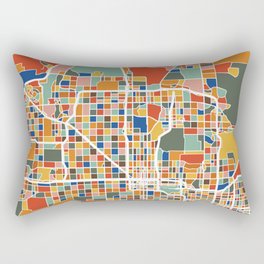 Phoenix Map Art Rectangular Pillow