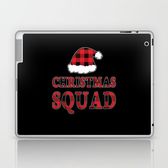 Christmas Squad Winter Holiday Pattern Christmas Laptop & iPad Skin