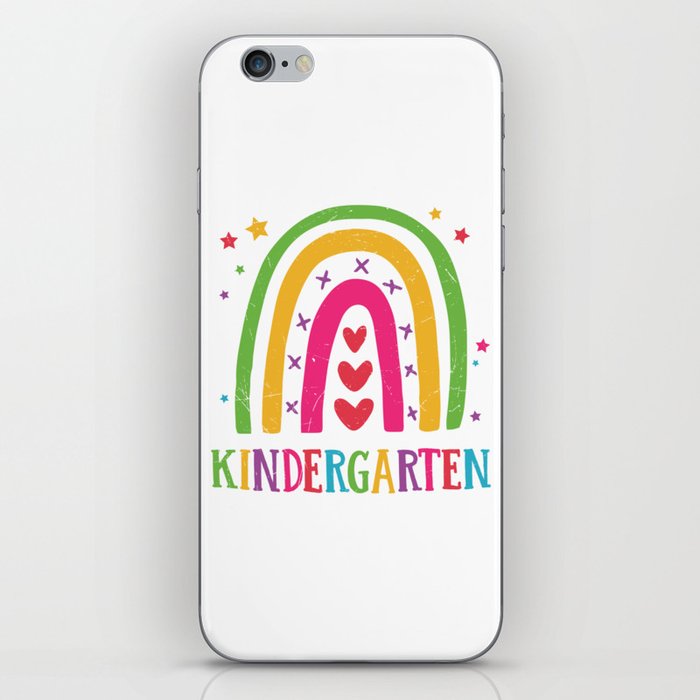 Kindergarten Rainbow Colorful iPhone Skin