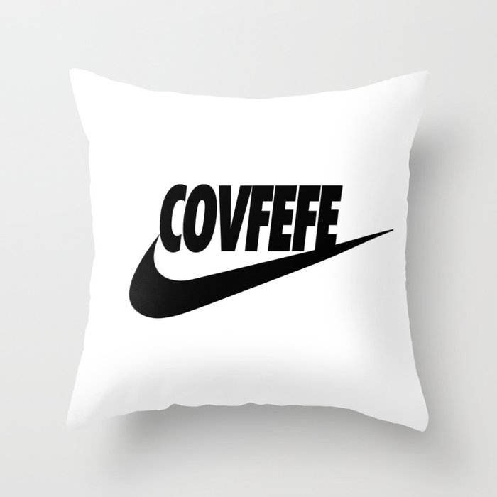 Covfefe [BLACK] Throw Pillow