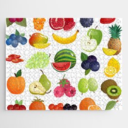 Bright fruit and berry mix Jigsaw Puzzle