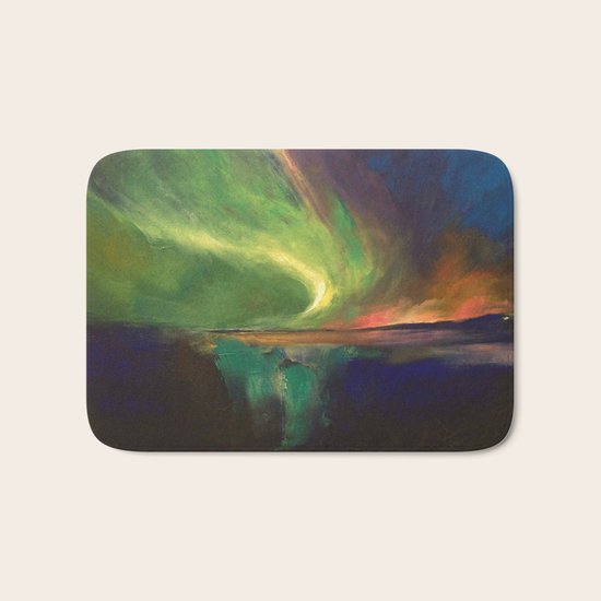 Aurora Borealis Bath Mat