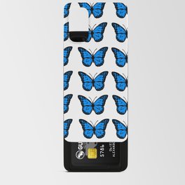 blue butterfly x hustle and pray Android Card Case