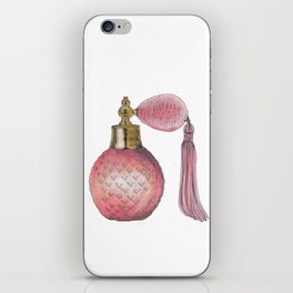 Pink Perfume Bottle iPhone Skin