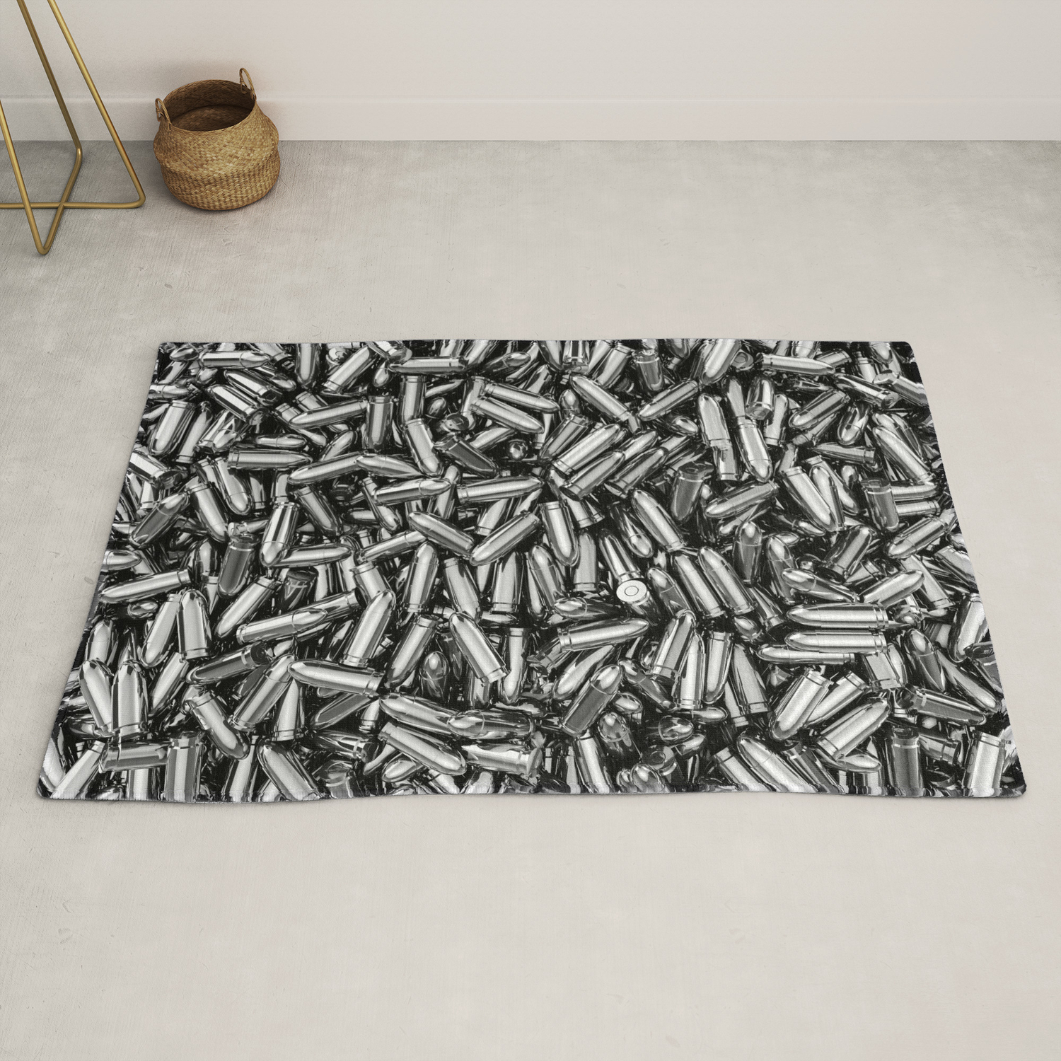 Silver Bullets Rug By Grandeduc Society6