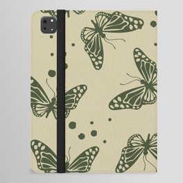 green butterfly iPad Folio Case