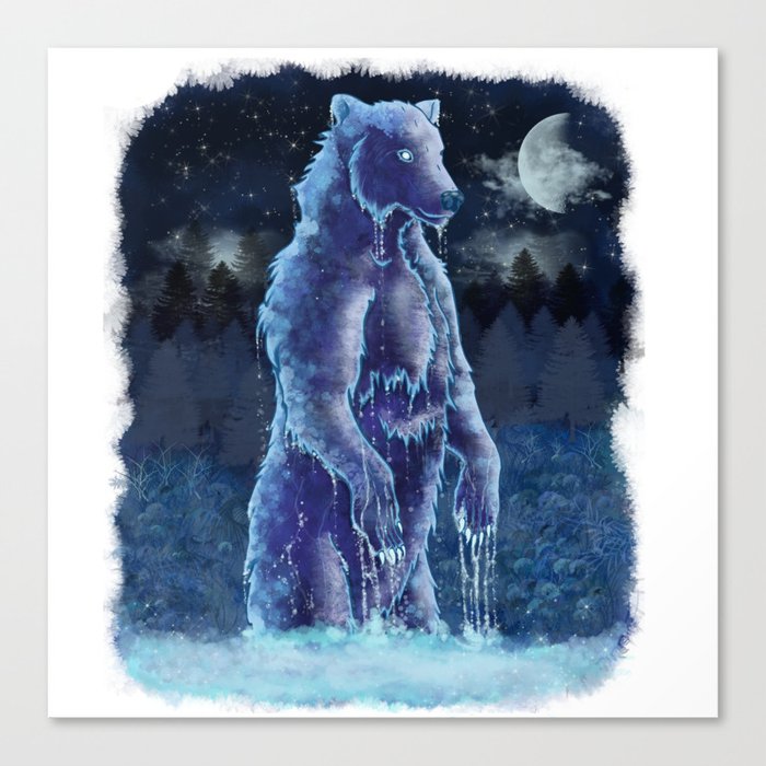 Moon Bear Canvas Print