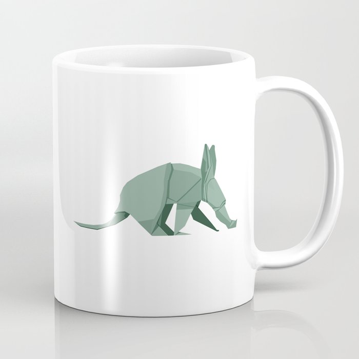 Origami Aardvark Coffee Mug