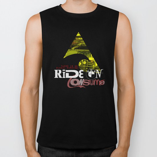 There is NO global warming! RIDE ON Biker Tank