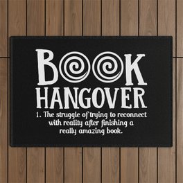 Funny Book Hangover Definition Outdoor Rug