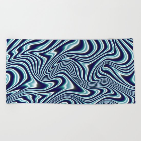 Liquify #1 Beach Towel