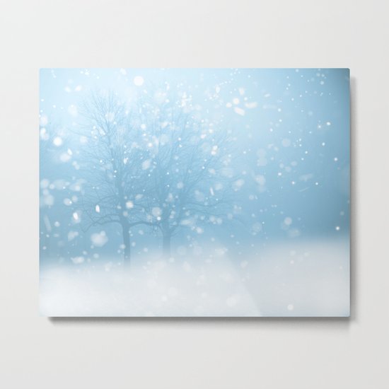 Let it Snow Metal Print