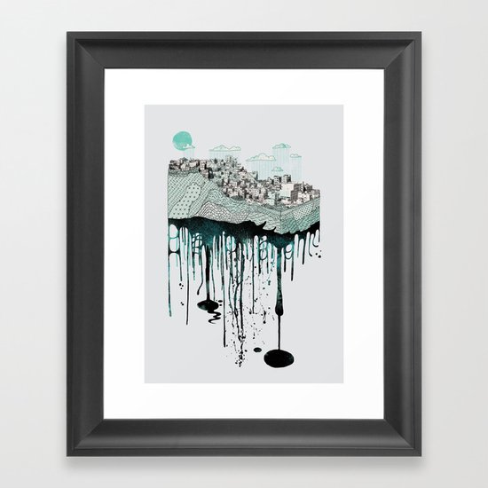 Don't let it go to waste Framed Art Print