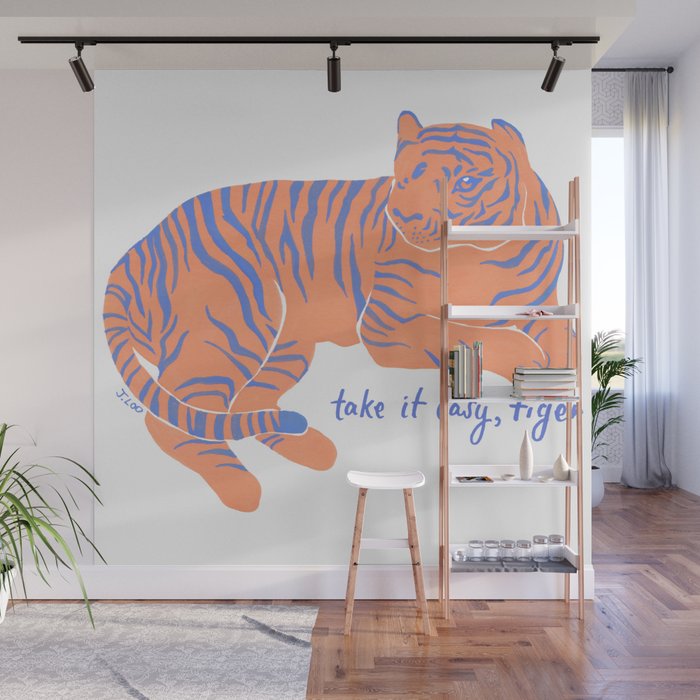 Take It Easy, Tiger Wall Mural