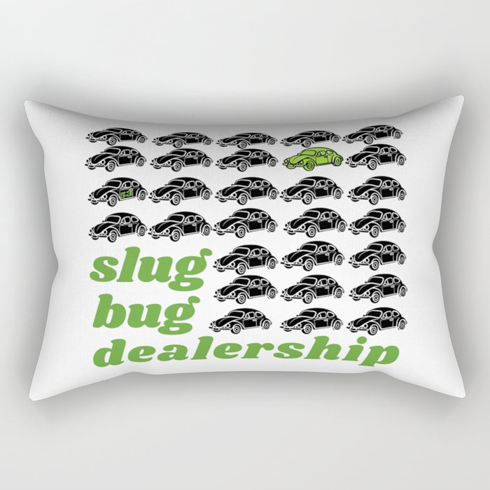 Slug Bug Dealership Rectangular Pillow