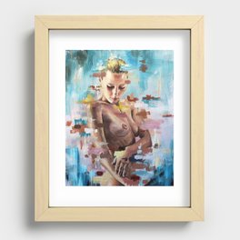 Disappear Here Recessed Framed Print