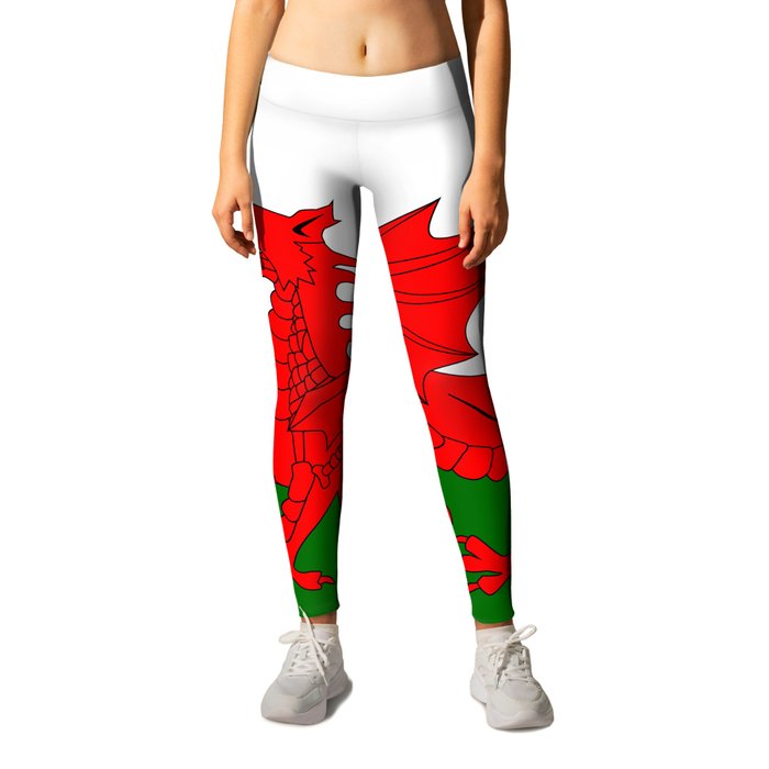 Welsh Dragon Flag Leggings