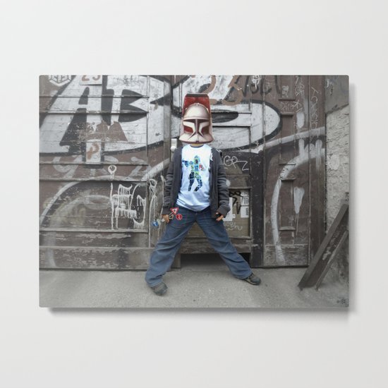 StarWars Kid 1 Collage Metal Print