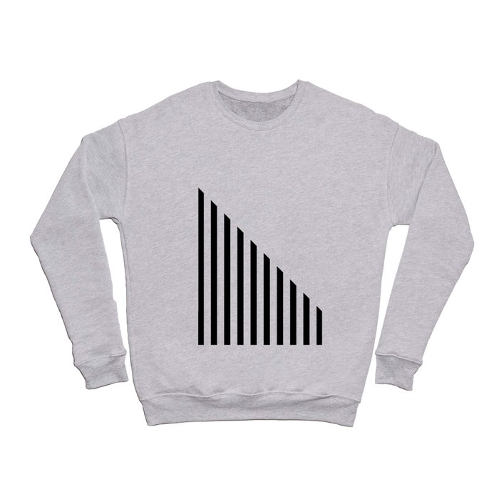 GEOMETRIC PATTERNS (BLACK-WHITE) Crewneck Sweatshirt