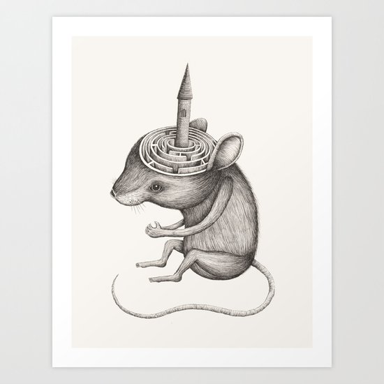 'Lost In My Mind' Art Print