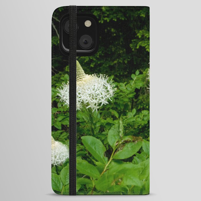 Bear Grass Wildflowers iPhone Wallet Case
