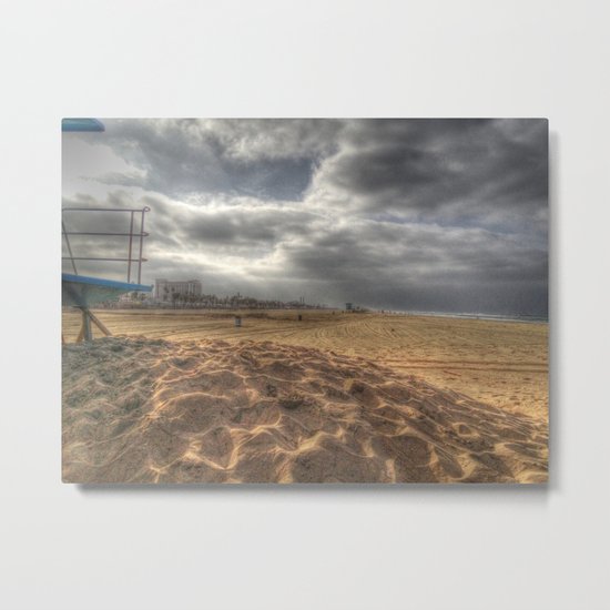 Storm Warning Metal Print