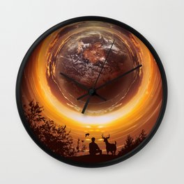 A WORLD OF PEACE Wall Clock