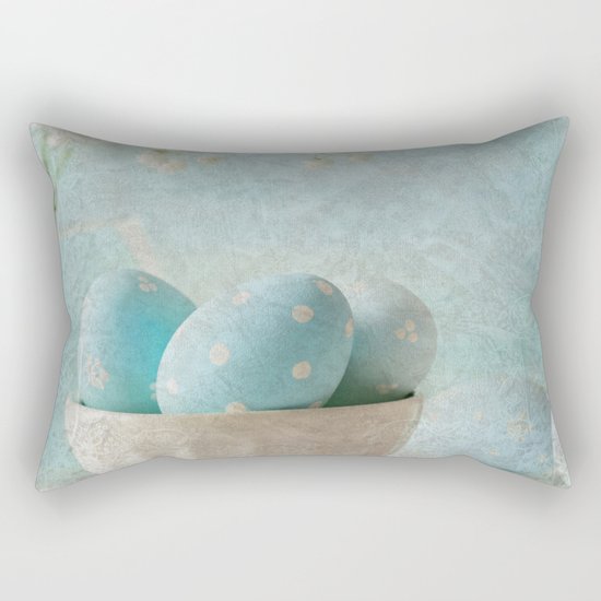 Limpet shell color eggs Rectangular Pillow