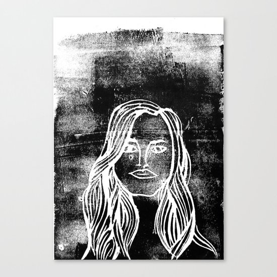 untitled girl Canvas Print