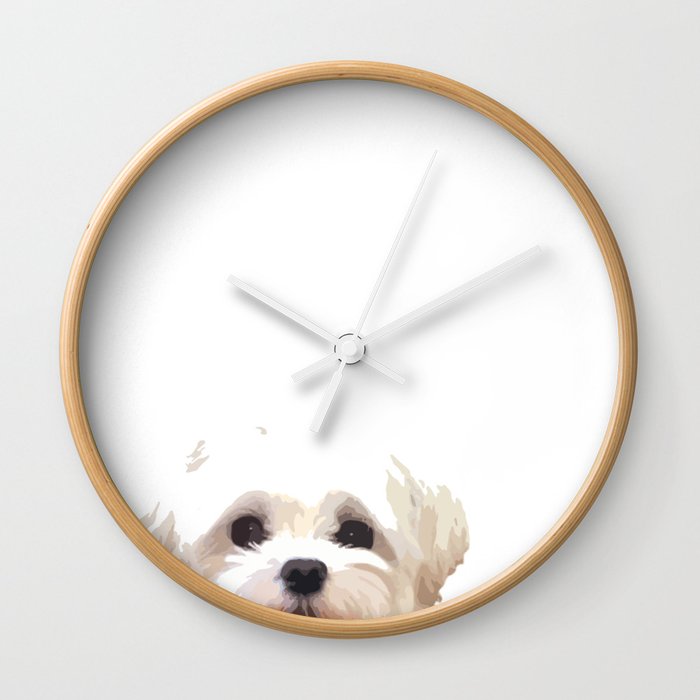 Cute Dog Wall Clock