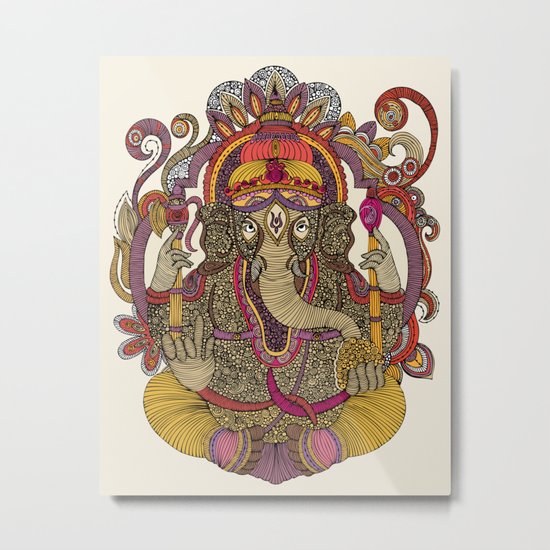 Lord Ganesha Metal Print